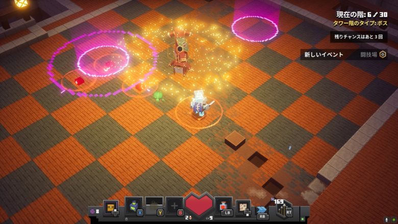 マインクラフトダンジョンズタワー６攻略６Ｆ