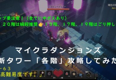 マイクラダンジョンズ　タワー６３　攻略